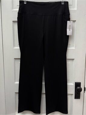 RBX Black Tummy Control Bootcut Yoga Pants XXL NWT
